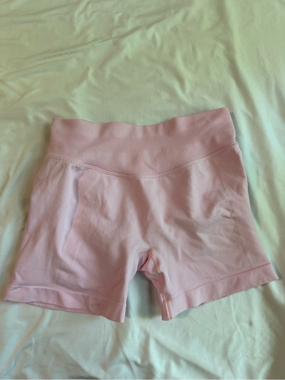Women's Pink High-Waist Seamless impact  Shorts